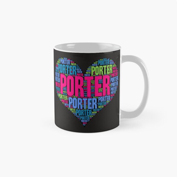 Item preview, Porter Heart Awesome Gift Idea For Porter Lover designed and sold by Yay Design.