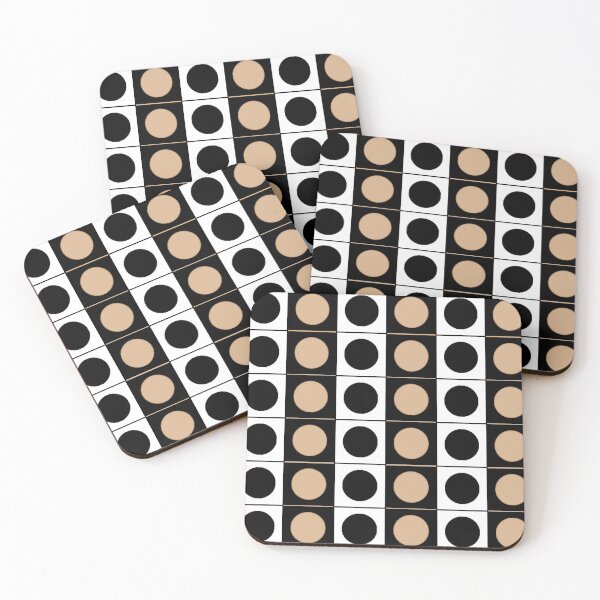Item preview, Black And Beige Dots Pattern designed and sold by BImP design.