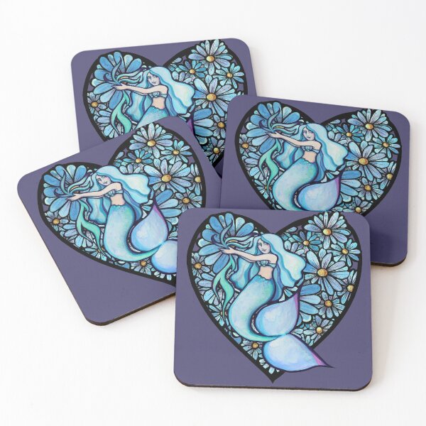 Item preview, Blue Mermaid Heart designed and sold by FrictionMaxxing.
