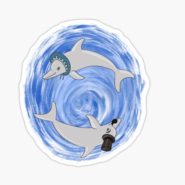 Victorian Dolphins Sticker