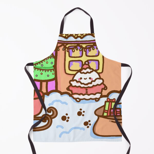 Item preview, Kawaii christmas eve scene soybean santa claus designed and sold by GLwithUs.
