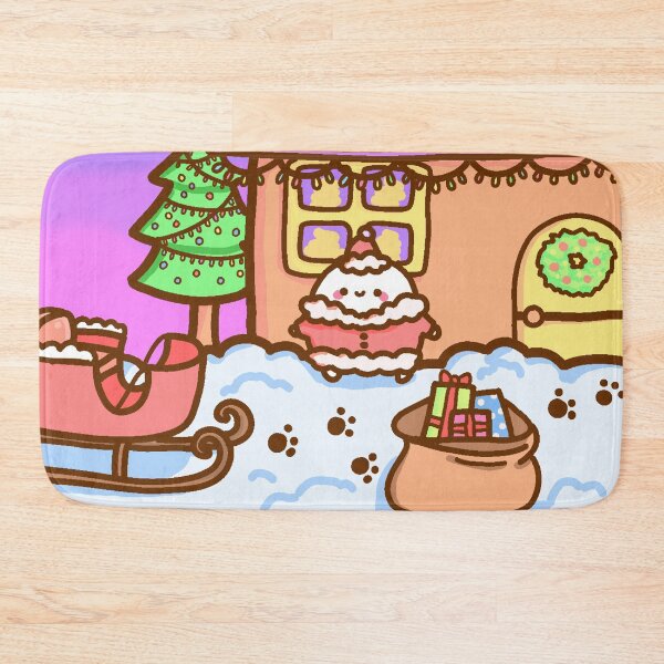 Item preview, Kawaii christmas eve scene soybean santa claus designed and sold by GLwithUs.