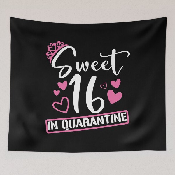 Item preview, Funny Sweet Sixteen in Quarantine 16th Birthday Birthday Quaranteened designed and sold by shirti.