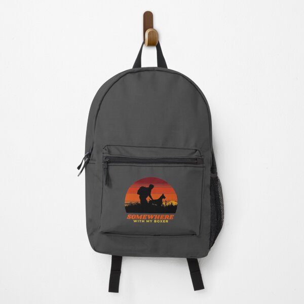 Item preview, Somewhere With My Boxer Men's Adventurous Outdoor Gift designed and sold by Guarddogdrive.