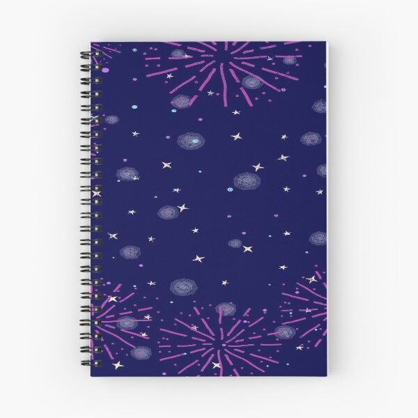 Item preview, Fireworks and confetti on dark navy background | New year celebration  designed and sold by TheWalnut.