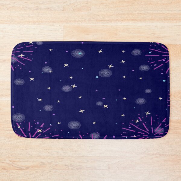 Item preview, Fireworks and confetti on dark navy background | New year celebration  designed and sold by TheWalnut.