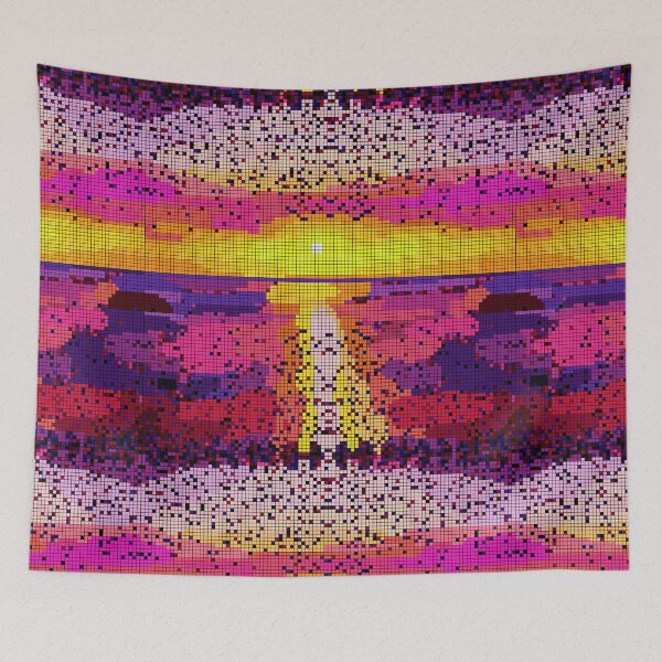 Item preview, pixel art sunset designed and sold by Argunika.