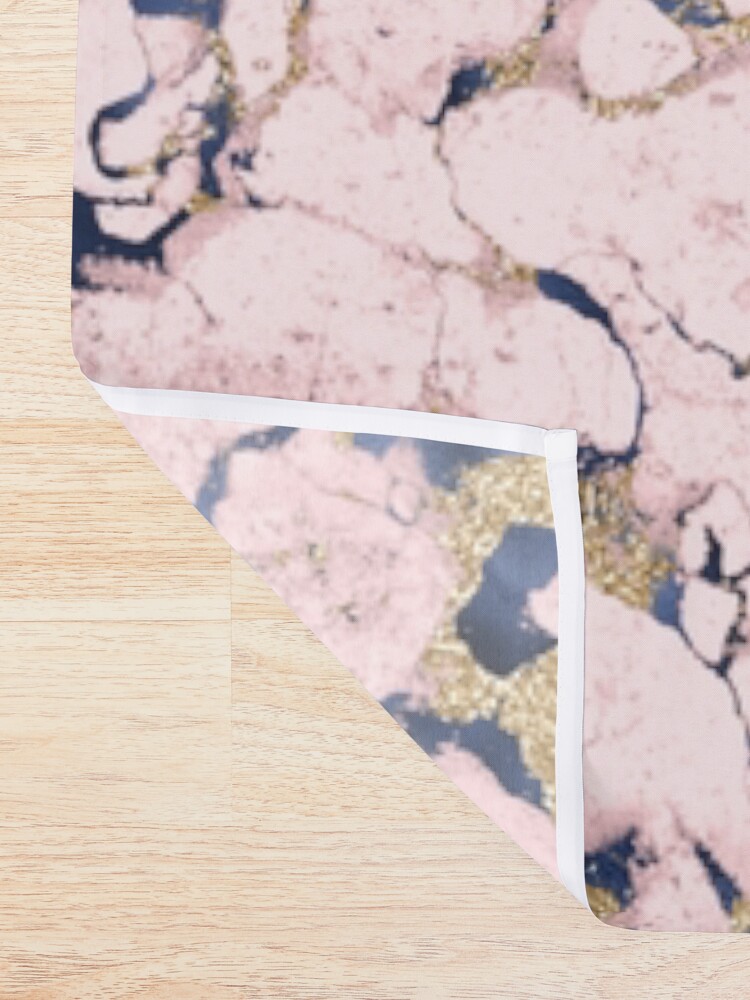Alternate view of Beautiful marble texture Shower Curtain