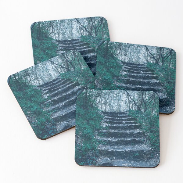 Item preview, Stone Stairs in forest designed and sold by pocketgraphic.