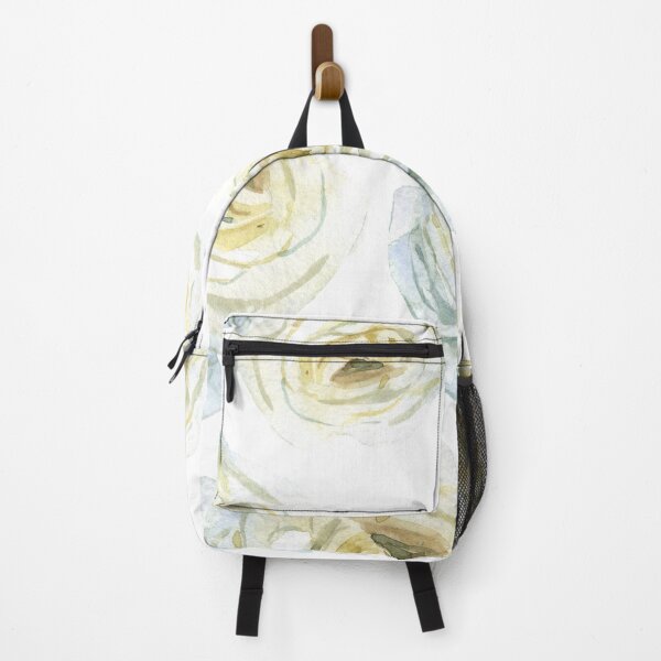 Item preview, Watercolour Romantic Yellow and White Rose Floral Print designed and sold by Sohee Jin.
