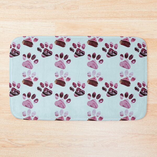 Item preview, Marble Colorful paw, cats and dogs designed and sold by BeCoolArt.