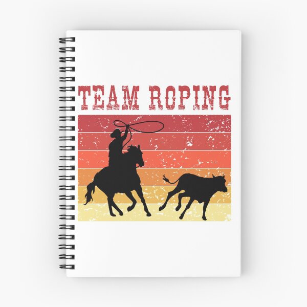 Item preview, Vintage Retro Team Roping, Western Art, Funny Western Quote designed and sold by Aerial Addicts.