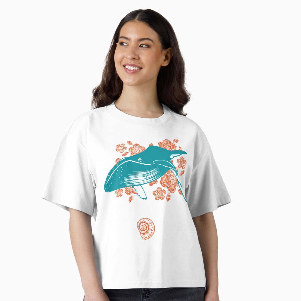 Vista previa del artículo con la obra «Camiseta holgada boxy», diseñado y vendido por Riograf.