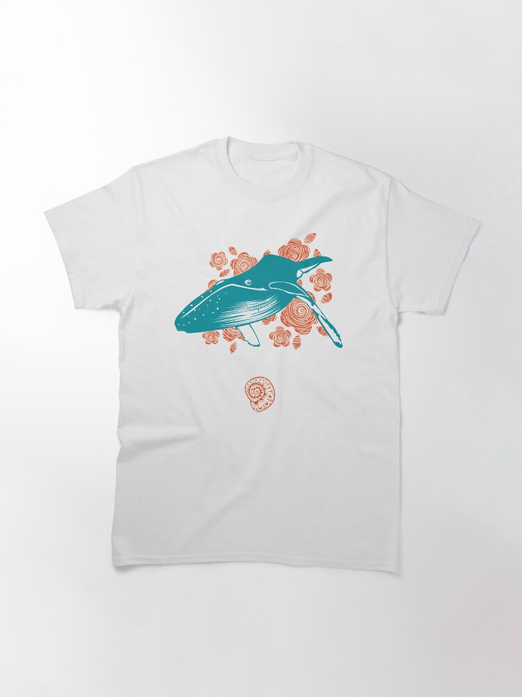 Imagen 3 de 7, Camiseta clásica con la obra Baleine, diseñada y vendida por Riograf.