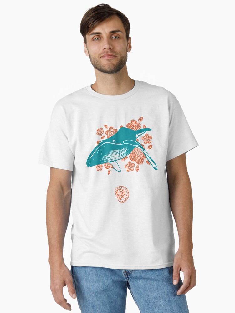 Imagen 2 de 7, Camiseta clásica con la obra Baleine, diseñada y vendida por Riograf.