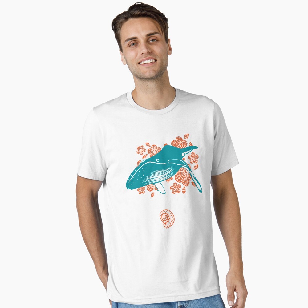 Vista previa del artículo con la obra «Camiseta esencial», diseñado y vendido por Riograf.