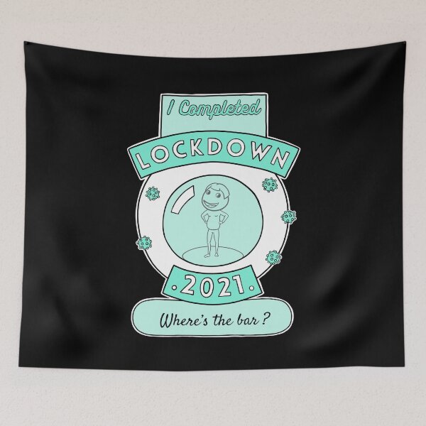 Item preview, I Completed Lockdown 2021 Where’s The Bar? designed and sold by NateUdy.