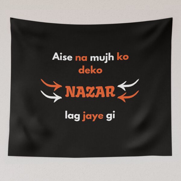 Item preview, Aise na mujh ko dekho nazar lag jage gi designed and sold by HSJdesignseu.