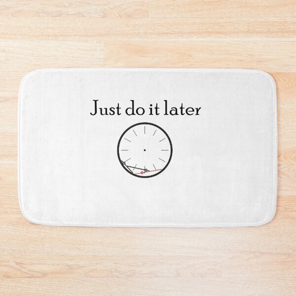 Item preview, Just do it later funny T-shirt with broken watch designed and sold by hichamchim.