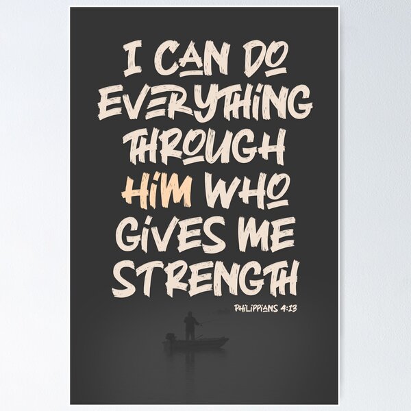 Item preview, Philippians 4:13 V2 designed and sold by quieltin.