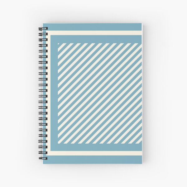 Milky Blue Spiral Notebook