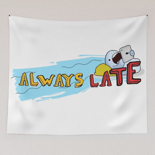 Item preview, Always late, lazy shark  designed and sold by Yellowsprint.