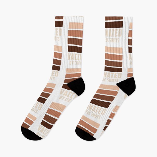 Item preview, Vaccinated By Coffee Shots - Flag Pattern designed and sold by Non-Believer.
