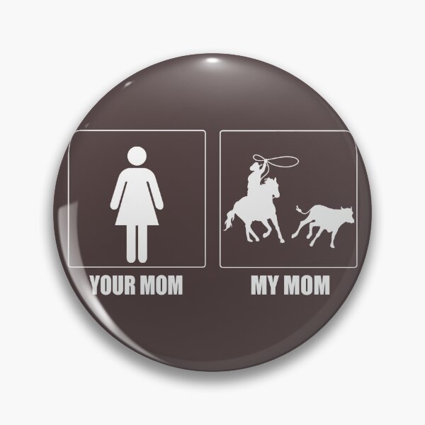 Item preview, Roping Team Roping Mom Vs Regular Mom, Western Art, Funny Western Quote designed and sold by Aerial Addicts.