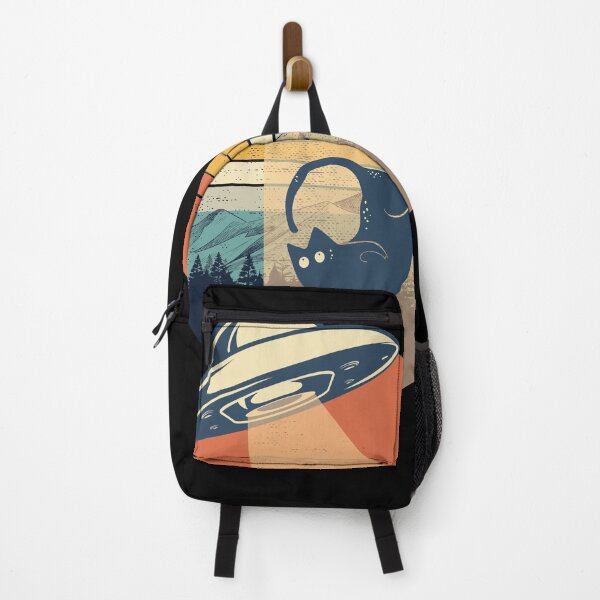 Item preview, UFO Abduction Cat Funny Vintage designed and sold by SurfolioPrints.
