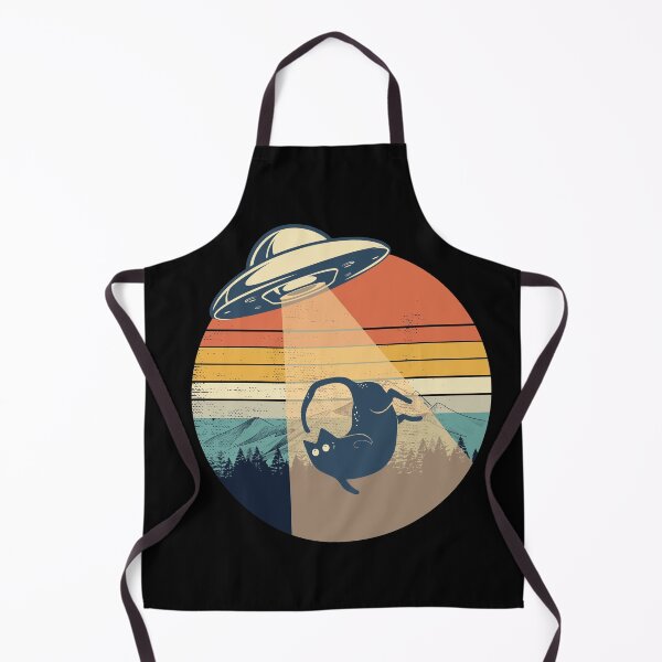 Item preview, UFO Abduction Cat Funny Vintage designed and sold by SurfolioPrints.