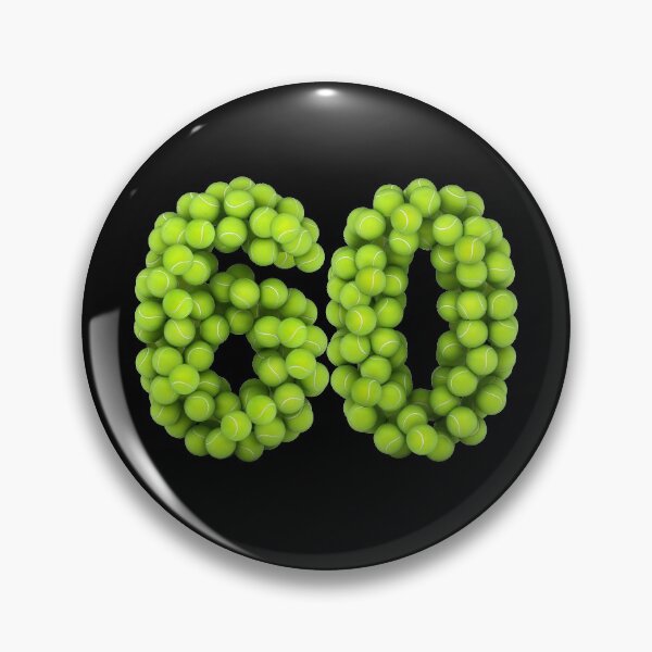 Item preview, Player Number 60 - Tennis Sports sixty Game Set Match designed and sold by elhefe.