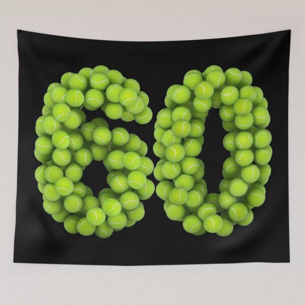 Item preview, Player Number 60 - Tennis Sports sixty Game Set Match designed and sold by elhefe.