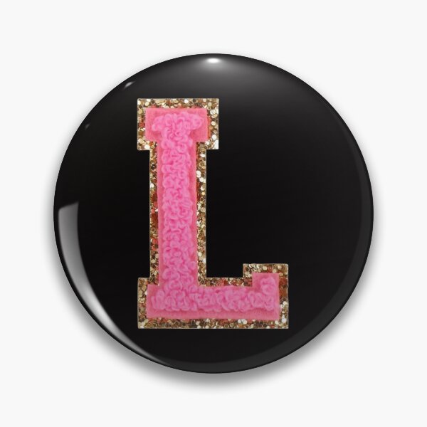 Item preview, L - Bubblegum Glitter Varsity Letter Patches designed and sold by Monograms Ultd.