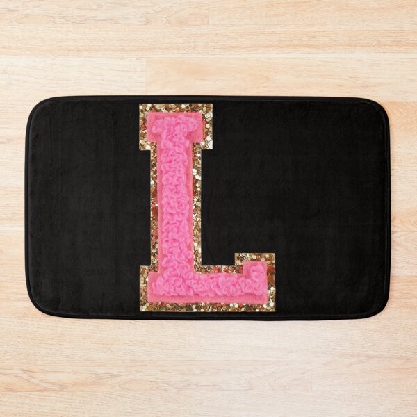 Item preview, L - Bubblegum Glitter Varsity Letter Patches designed and sold by Monograms Ultd.