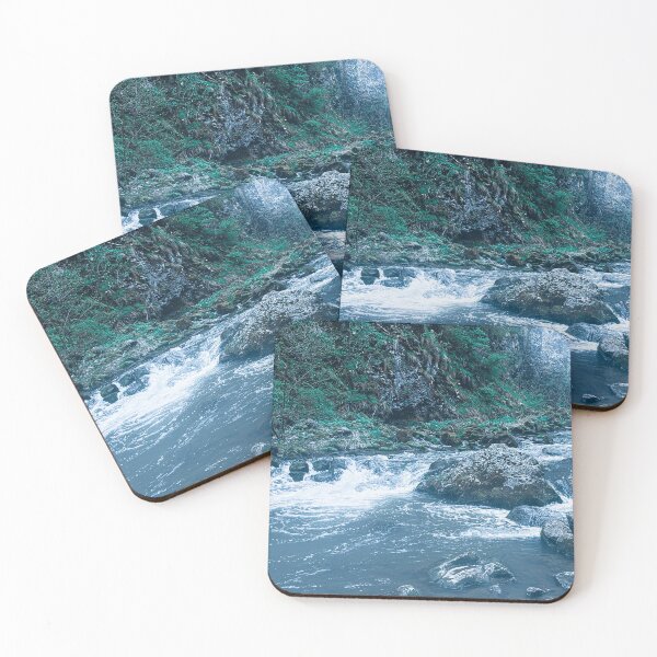 Item preview, Waterfall in forest nature world  designed and sold by pocketgraphic.