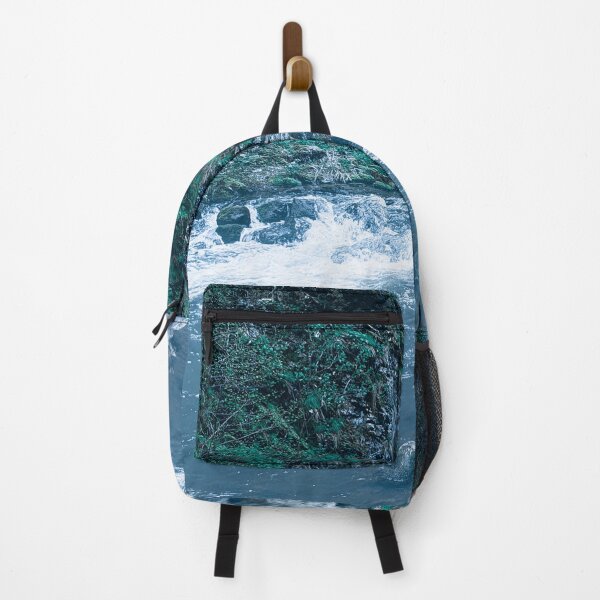 Item preview, Waterfall in forest nature world designed and sold by pocketgraphic.