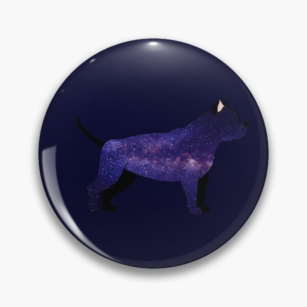 Item preview, Staffordshire Bull Terrier azul espacial designed and sold by Pentanglement.