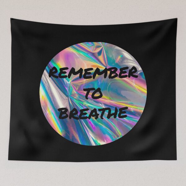 Item preview, Remember To Breathe Positivity designed and sold by Sour Soul.