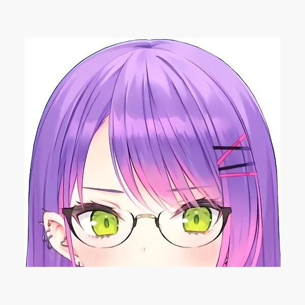 Item preview, Tokoyami Towa Glasses Peeker - Hololive designed and sold by OshiOki.