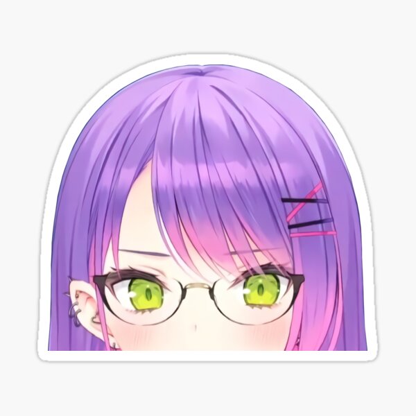 Item preview, Tokoyami Towa Glasses Peeker - Hololive designed and sold by OshiOki.