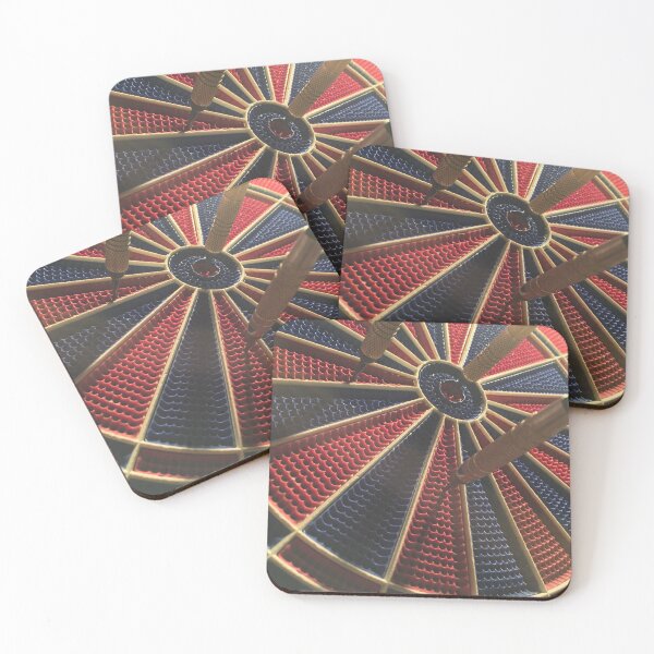 Item preview, Blue Red Dartboard With Darts designed and sold by hewn505.
