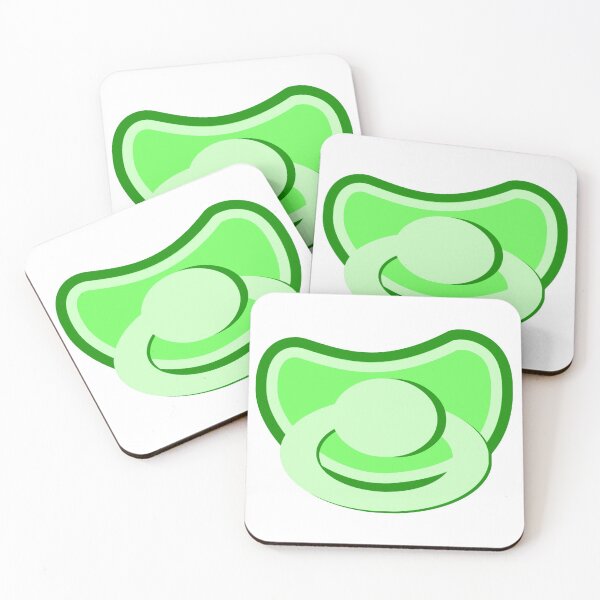 Item preview, Green Cartoon Pacifier designed and sold by babyjoonie.