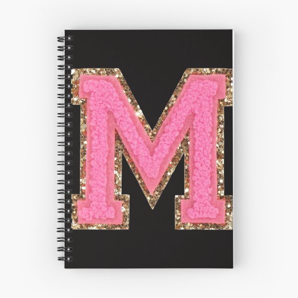 Item preview, M - Bubblegum Glitter Varsity Letter Patches designed and sold by Monograms Ultd.