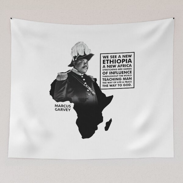 Item preview, Marcus Garvey Quote - Ethiopia A New Africa designed and sold by RastaMerch.