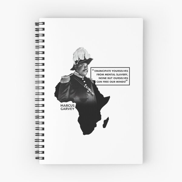 Item preview, Marcus Garvey Quote - Emancipate yourselves from mental slavery designed and sold by RastaMerch.