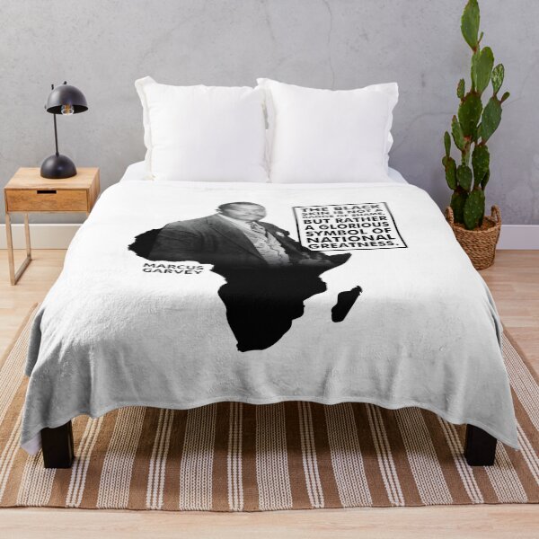 Item preview, Marcus Garvey Quote - Black Skin is not a Badge of Shame designed and sold by RastaMerch.