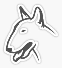 Bull Terrier HEAD Bullterrier Sticker