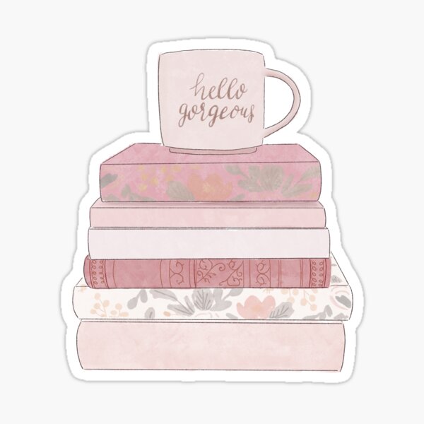 Item preview, Pink books stack designed and sold by arterburnandco.