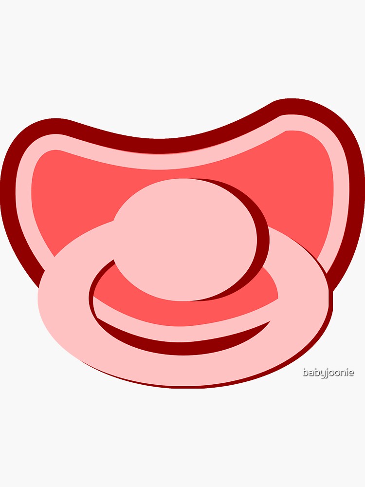 Red Cartoon Pacifier