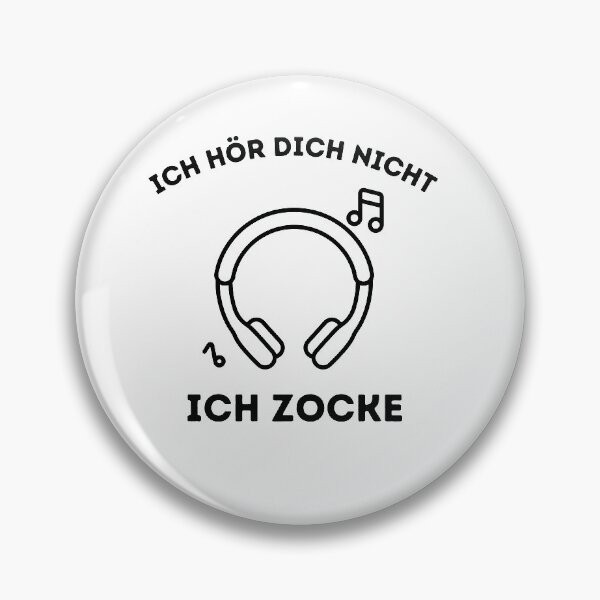 Item preview, "Ich Hör Dich Nicht Ich Zocke" Gaming Gifts Gamer designed and sold by Anton Ashraf.